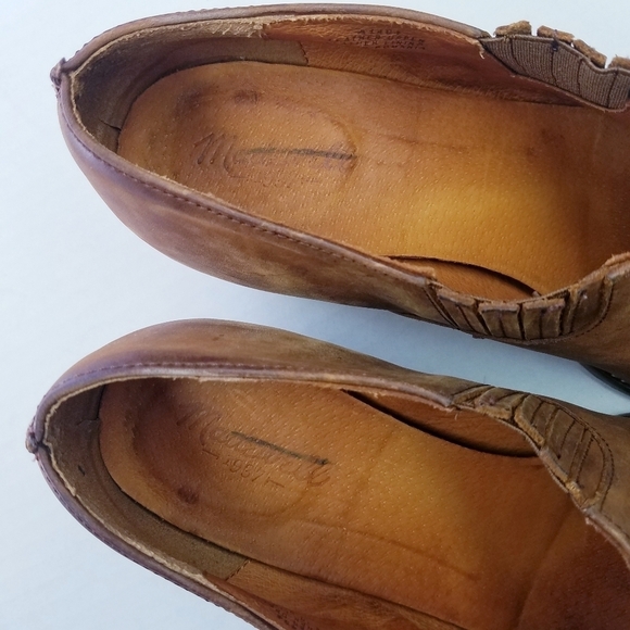 🌸 Madewell‎ | Brown Ankle Leather Boots, size 10 - Picture 2 of 6